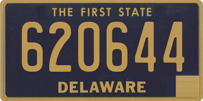 DE license plate 620644