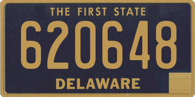 DE license plate 620648