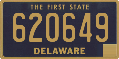 DE license plate 620649