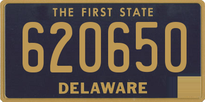 DE license plate 620650