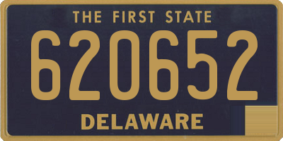 DE license plate 620652