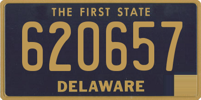 DE license plate 620657