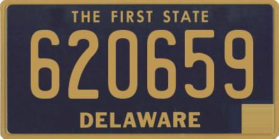 DE license plate 620659