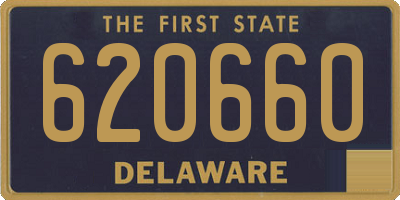 DE license plate 620660