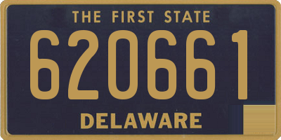 DE license plate 620661