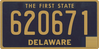 DE license plate 620671