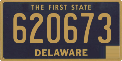 DE license plate 620673