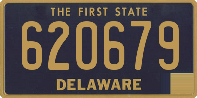DE license plate 620679