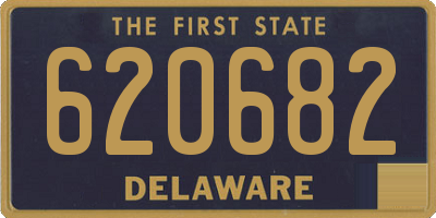 DE license plate 620682