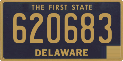 DE license plate 620683