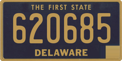 DE license plate 620685