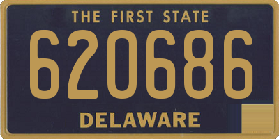 DE license plate 620686