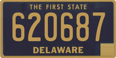 DE license plate 620687