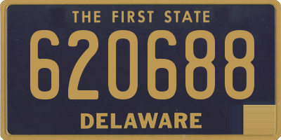 DE license plate 620688