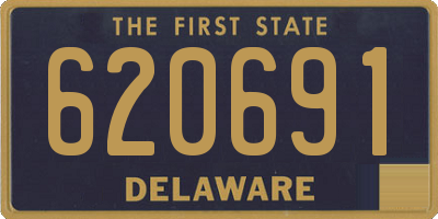 DE license plate 620691