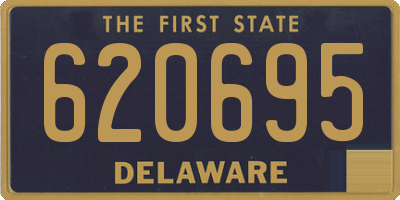 DE license plate 620695