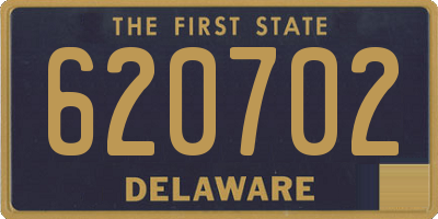 DE license plate 620702