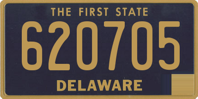 DE license plate 620705