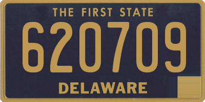 DE license plate 620709