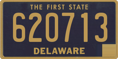 DE license plate 620713