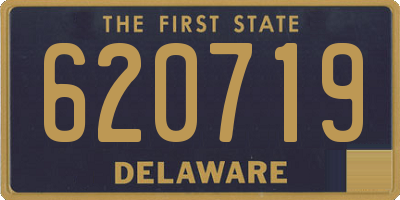 DE license plate 620719