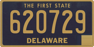 DE license plate 620729