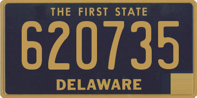 DE license plate 620735