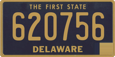 DE license plate 620756