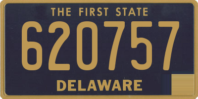 DE license plate 620757