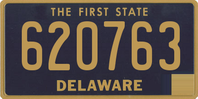 DE license plate 620763
