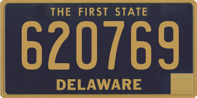 DE license plate 620769