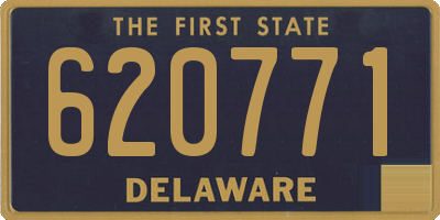 DE license plate 620771