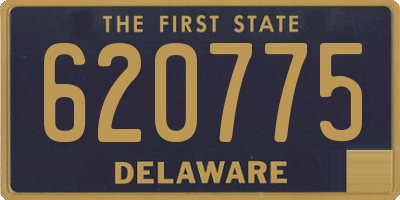 DE license plate 620775