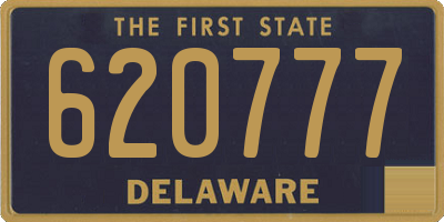 DE license plate 620777