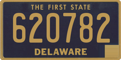 DE license plate 620782