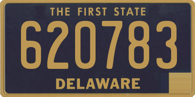 DE license plate 620783