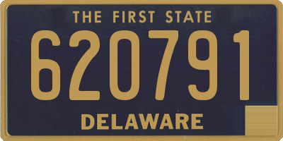 DE license plate 620791