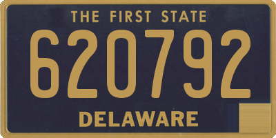 DE license plate 620792