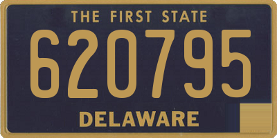 DE license plate 620795