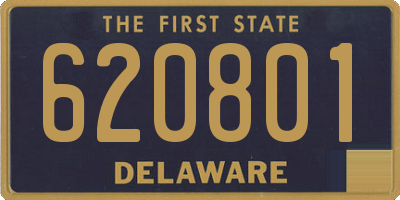 DE license plate 620801