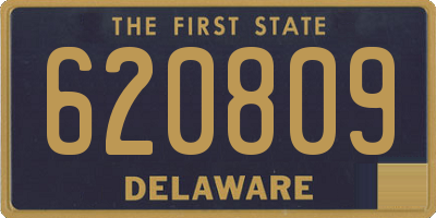 DE license plate 620809