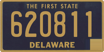 DE license plate 620811