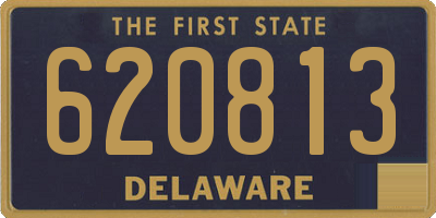 DE license plate 620813