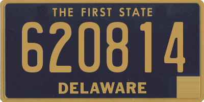 DE license plate 620814