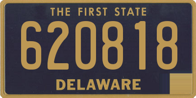 DE license plate 620818