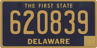 DE license plate 620839