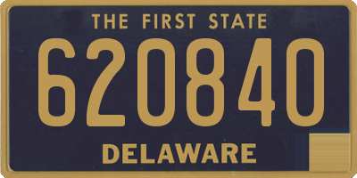 DE license plate 620840