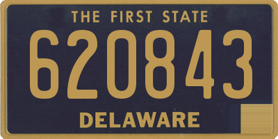 DE license plate 620843