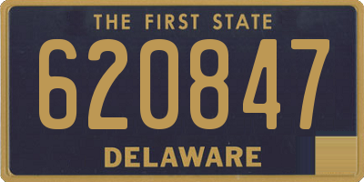 DE license plate 620847