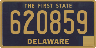 DE license plate 620859